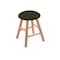 Holland Bar Stool Co Oak Vanity Stool, Natural Finish, Graph Coal Seat RC18OSNat010 - alternate 1